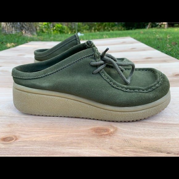 Fashion Victim SZ 7 green NWOT slip on - Picture 7 of 7